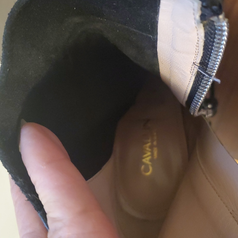 Cavallini Women's Black and  Ankle Boots